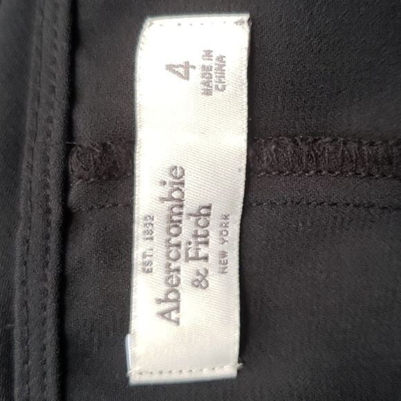 Abercrombie & Fitch Jumpsuit Flare Leg Women 4 Black Sleeveless Cami Office Work - Picture 9 of 11